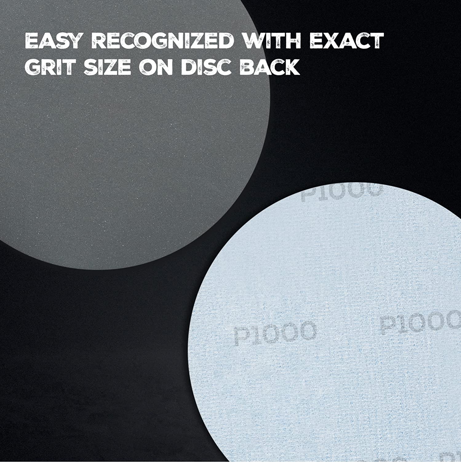 6 inch Hook and Loop Sanding Discs, 1000-5000 Grit, Waterproof Silicon Carbide