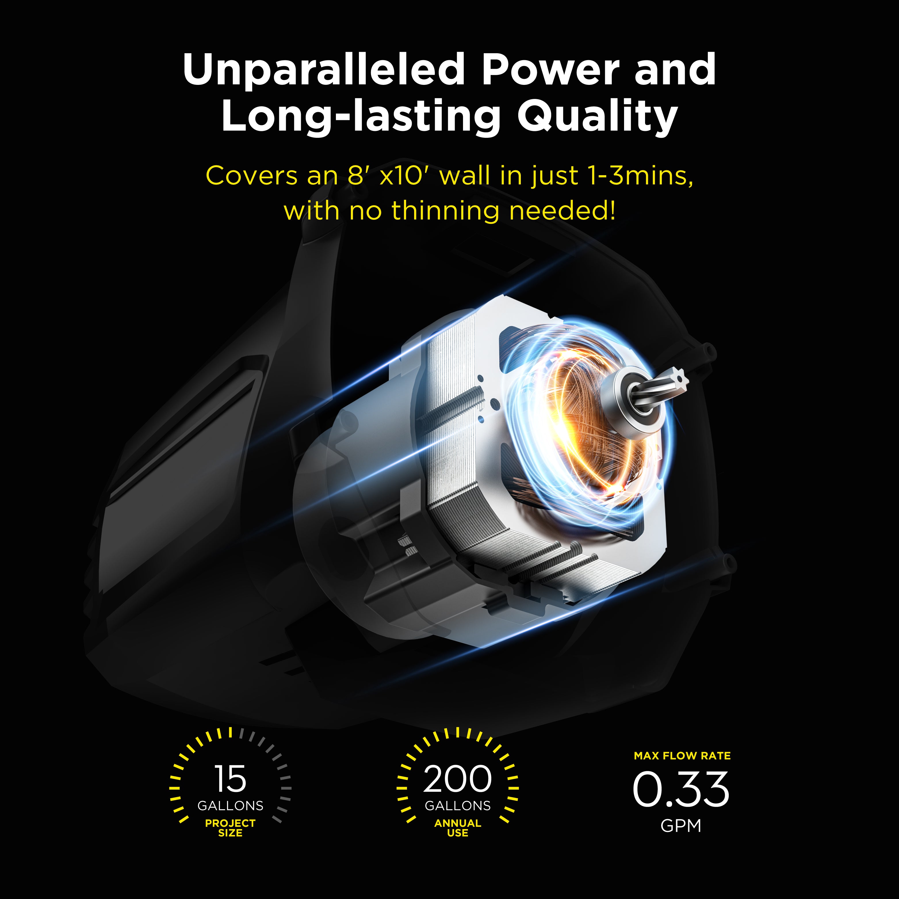 InoKraft MaXpray M3 Plus Airless Paint Sprayer for Larger Home Exterior & House Interior Painting Projects