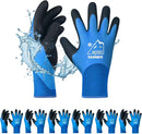 Latex Wrist-Coated Waterproof Winter Gloves