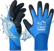 Latex Wrist-Coated Waterproof Winter Gloves