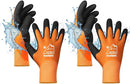 Latex Wrist-Coated Waterproof Winter Gloves