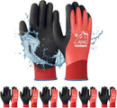 Latex Wrist-Coated Waterproof Winter Gloves