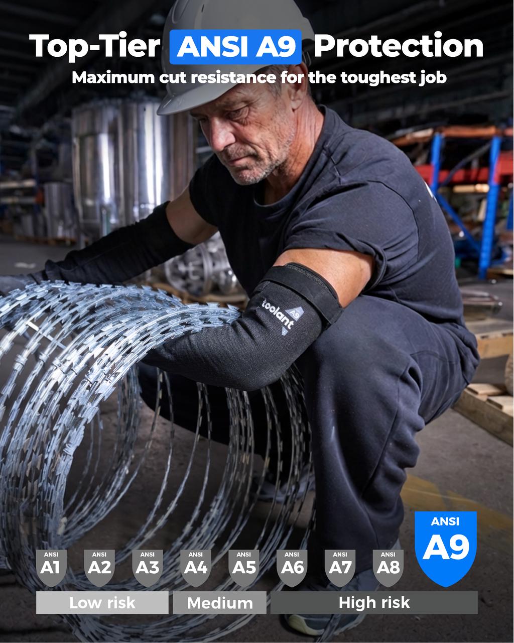 ANSI A9 Cut Resistant Sleeves
