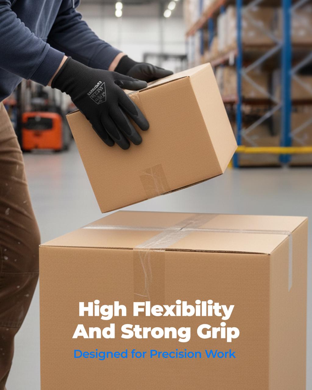 Micro-foam Nitrile Coated Work Gloves