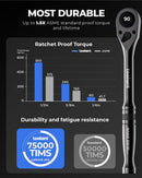 Antorq Fix Head Ratchet Wrench, 90 Tooth