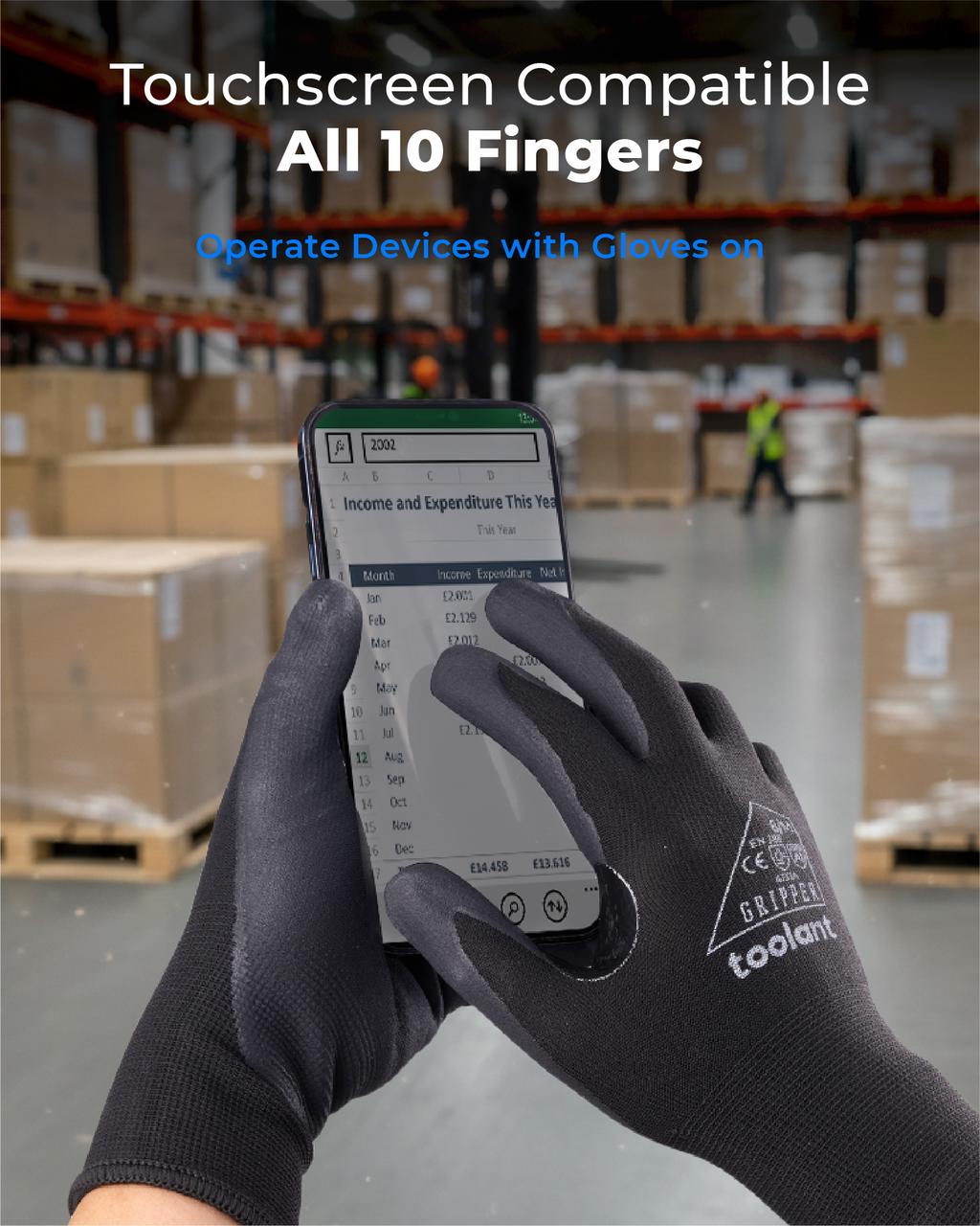 Micro-foam Nitrile Coated Work Gloves