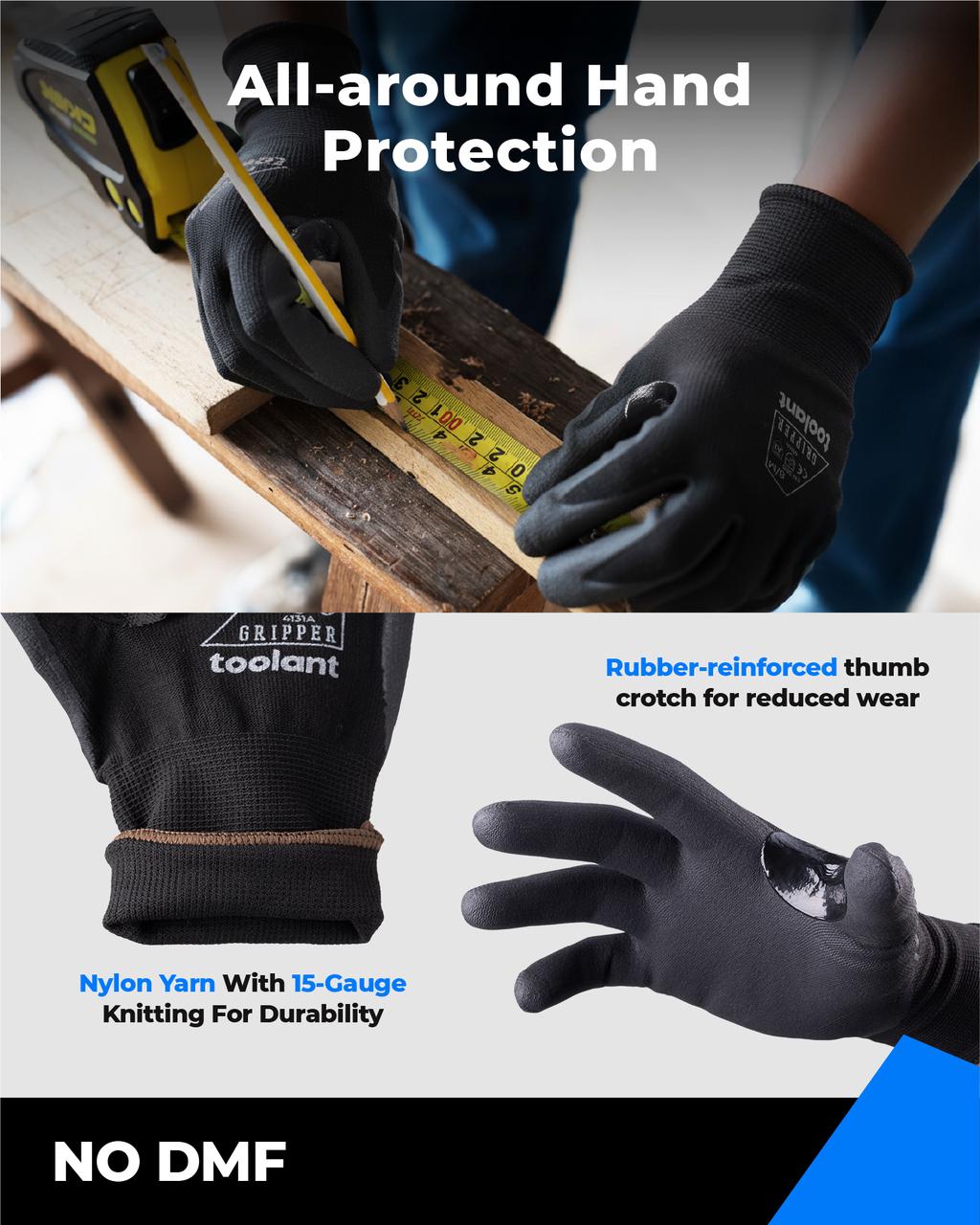 Micro-foam Nitrile Coated Work Gloves