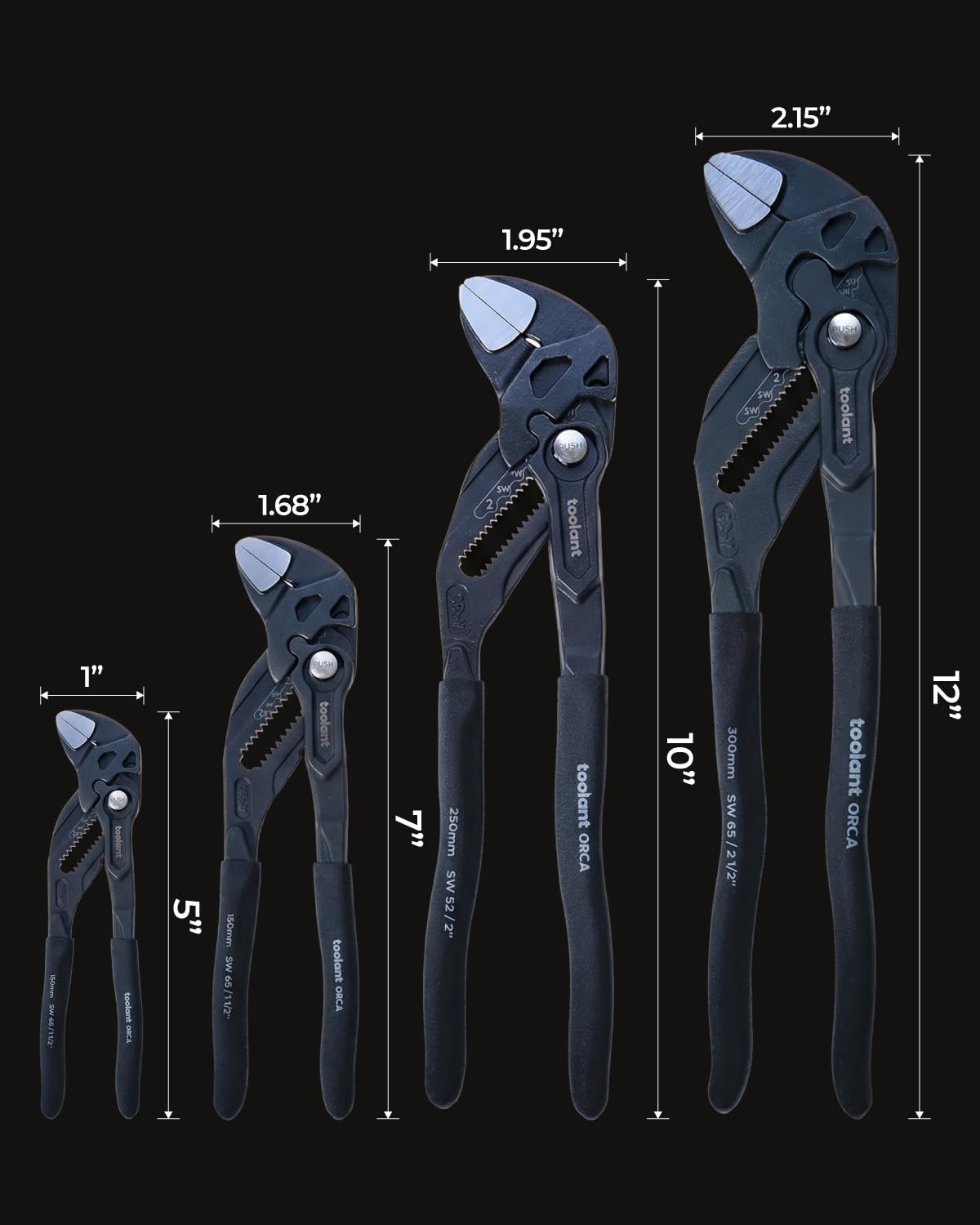 Phosphate Pliers Wrench, 5"/7"
