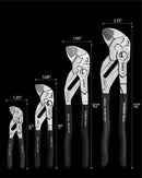Chrome Pliers Wrench, 5"/7"/10"/12"