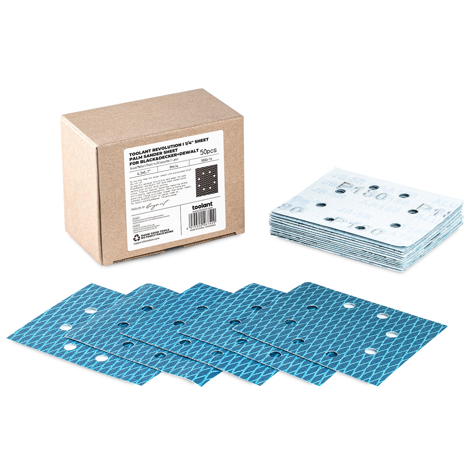 1/4" Sheet Sander Hook and Loop Sandpaper