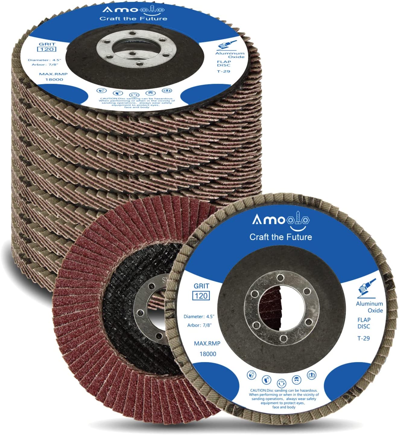 Flap Disc, High Density Abrasive Grinding Wheels_AF1904-120