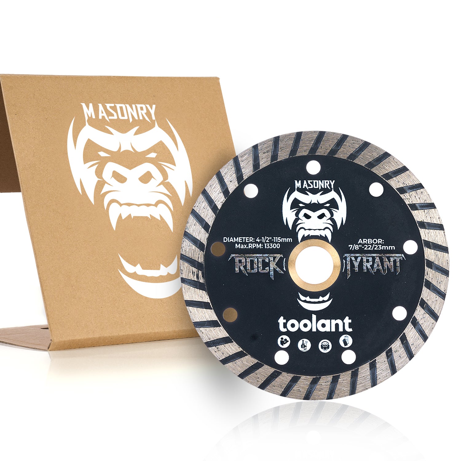 4.5" and 7'' Diamond Saw Blades, 7/8”-5/8” Arbor