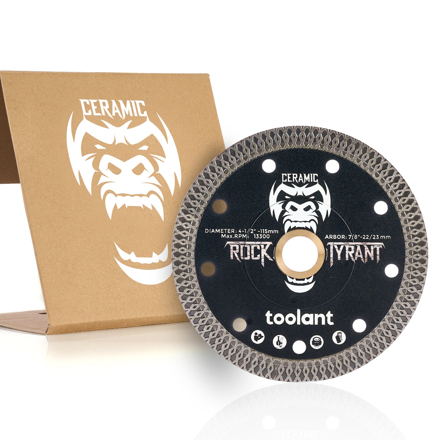 4.5" and 7'' Diamond Saw Blades, 7/8”-5/8” Arbor