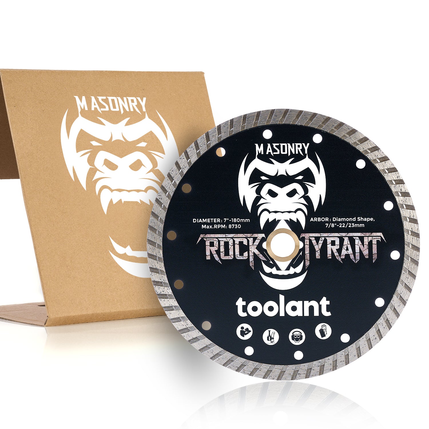 4.5" and 7'' Diamond Saw Blades, 7/8”-5/8” Arbor