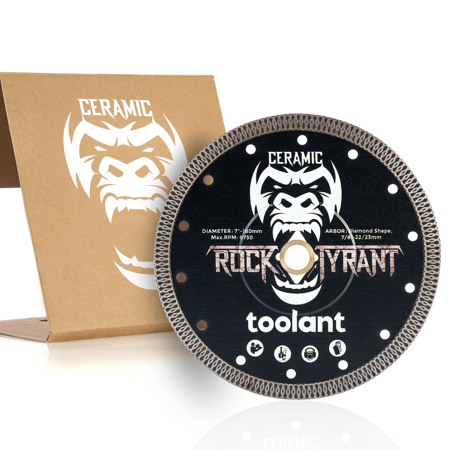 4.5" and 7'' Diamond Saw Blades, 7/8”-5/8” Arbor