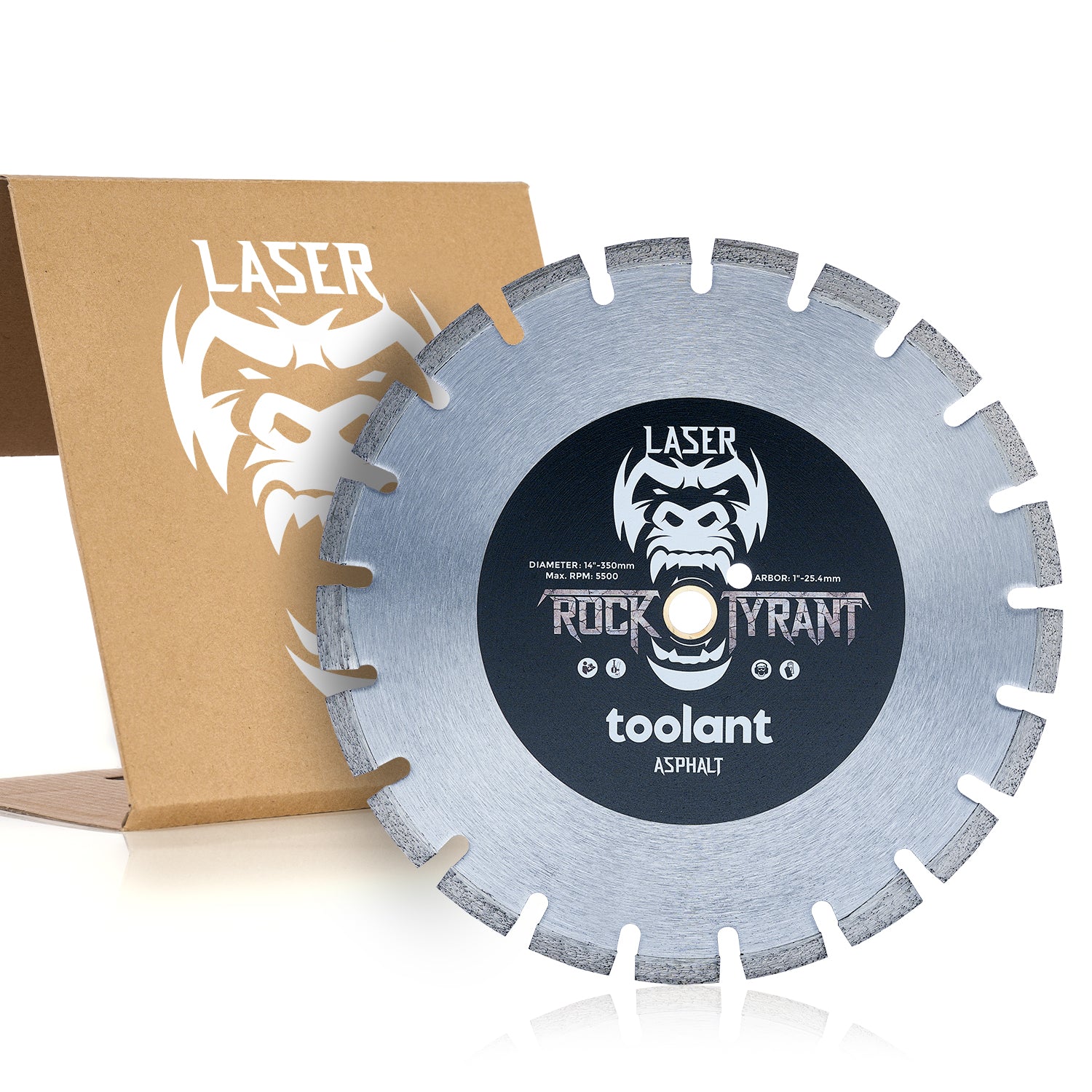 14" Diamond Saw Blades, Laser Segmented, for Dry or Wet Cutting