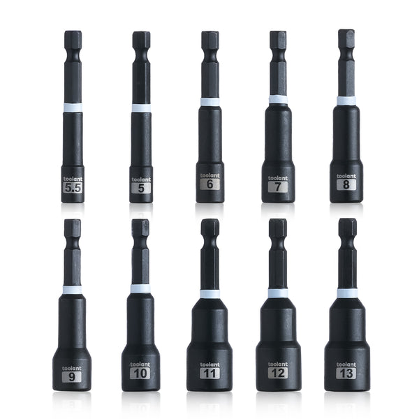 toolant Magnetic Nut Driver Bit Set for Impact Driver
