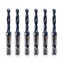 Combination Drill and Tap Bit Set, One-Step Drilling, Tapping, and Deburring/Countersinking for Stainless Steel, Aluminum,Copper, Plastic, Mild Steel