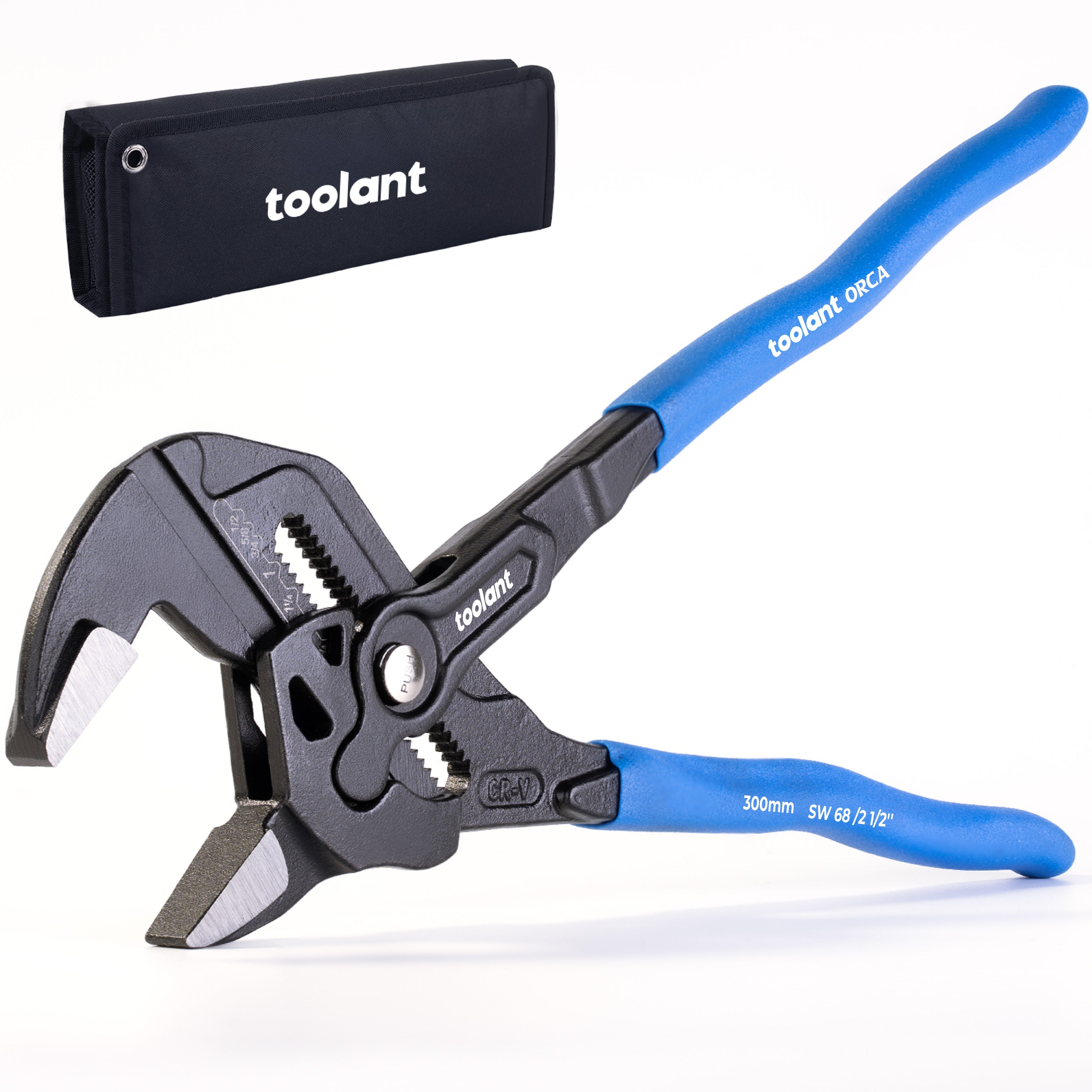 toolant 7/10/12-Inch Adjustable Plier Wrench