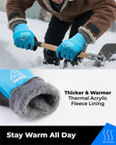 Basic Latex Palm-coated Waterproof Winter Gloves