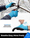 Basic Latex Palm-coated Waterproof Winter Gloves