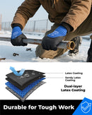 3/4 Latex Palm-coated Waterproof Winter Gloves