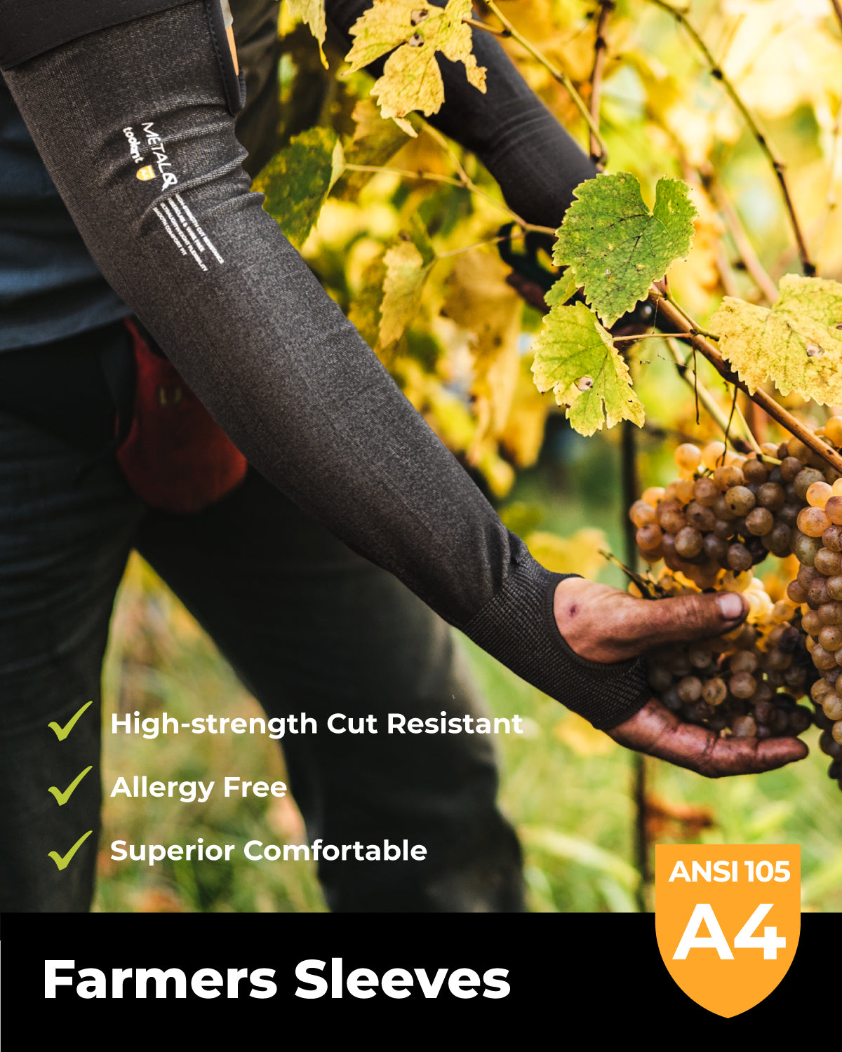 ANSI A4 Cut Resistant Sleeves