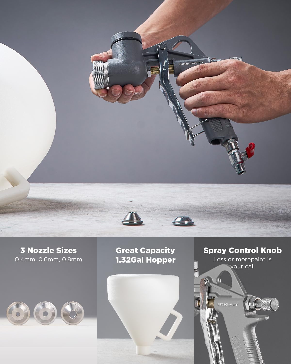 InoKraft TexCraft Drywall Texture Spray Gun