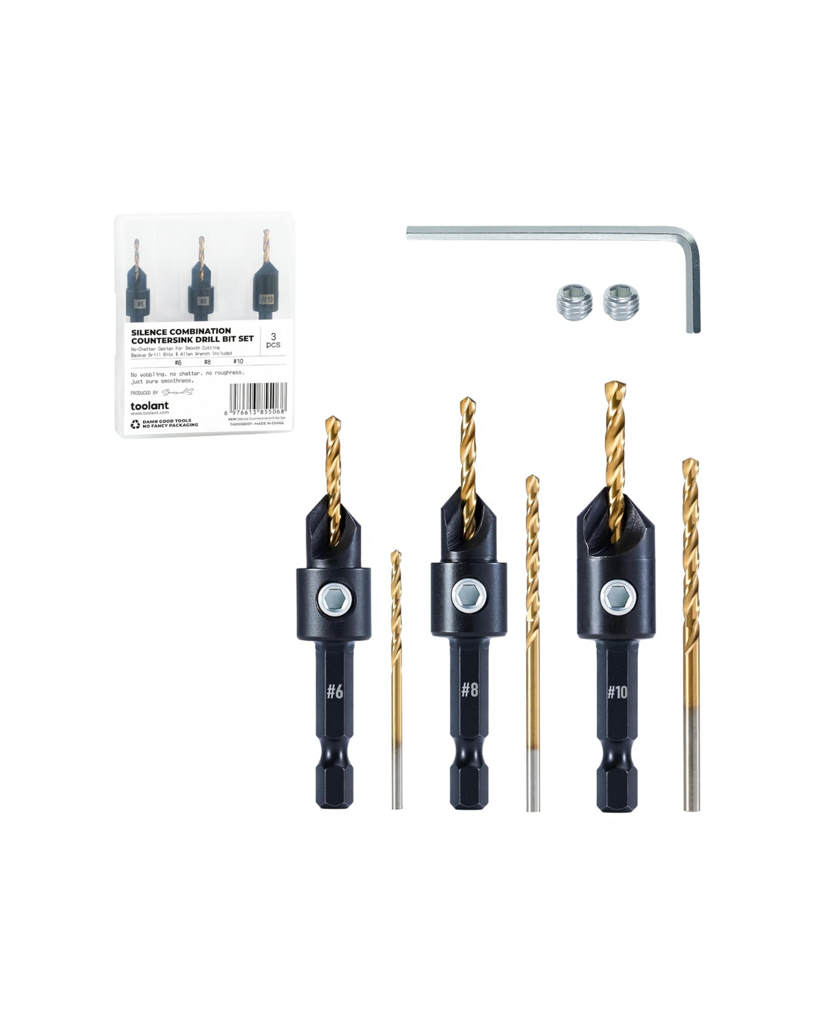 Silence Combination Countersink Drill Bits