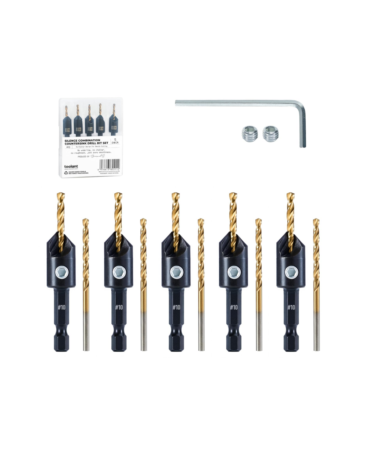 Silence Combination Countersink Drill Bits