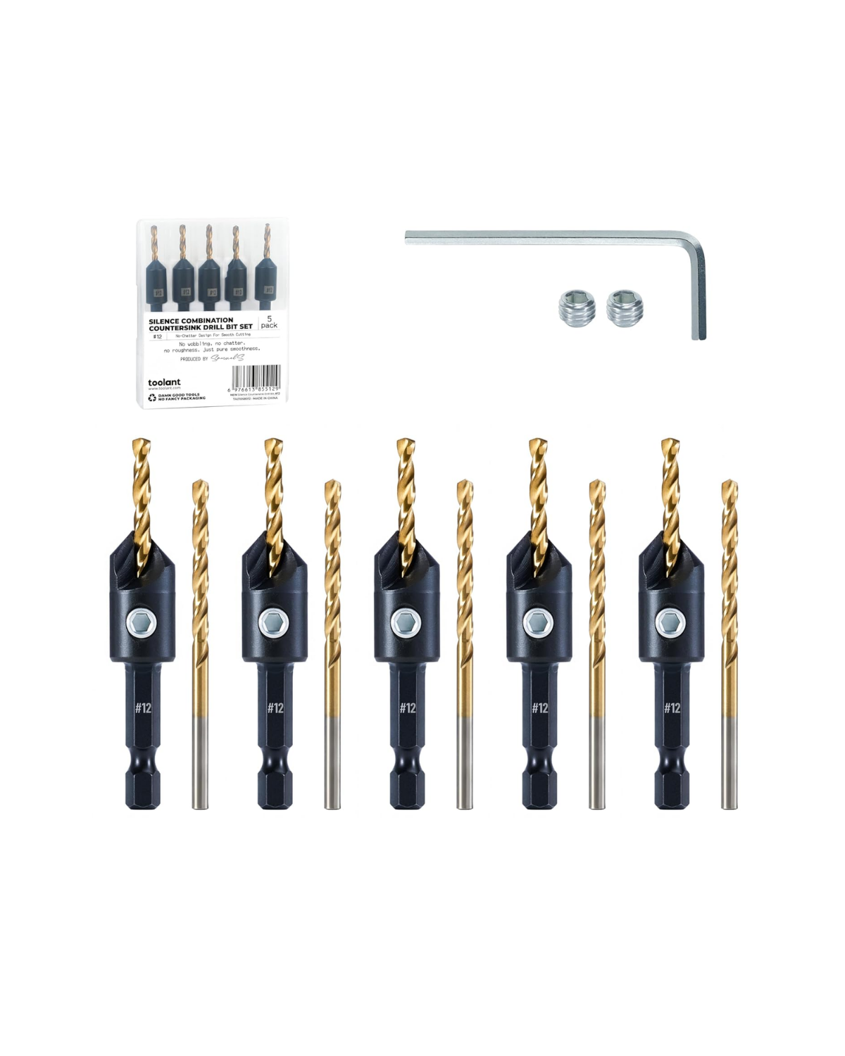 Silence Combination Countersink Drill Bits