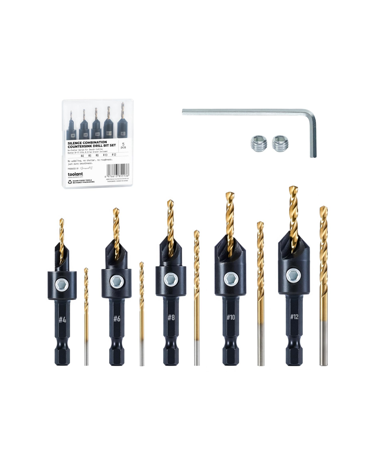 Silence Combination Countersink Drill Bits