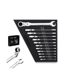 Reversible Flex-Head Ratchet Wrench Set