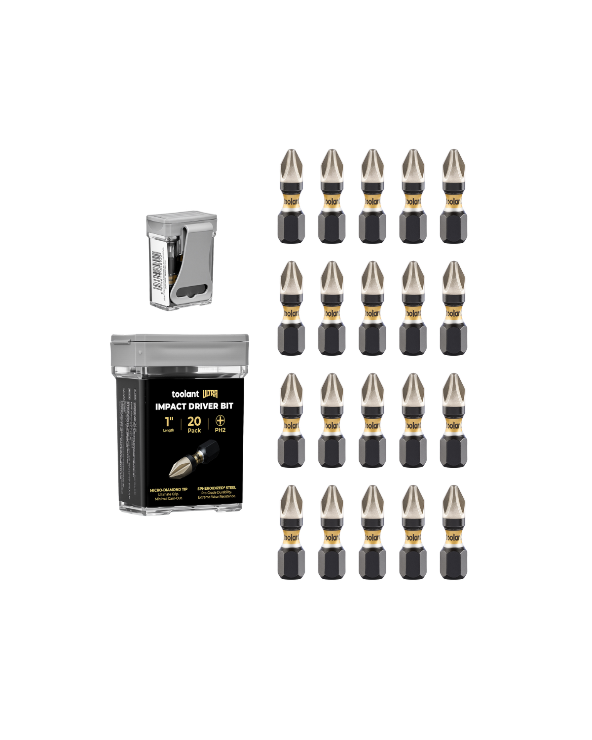 [Ultra] Impact Driver Bit Set, Phillips PH1/PH2/PH3