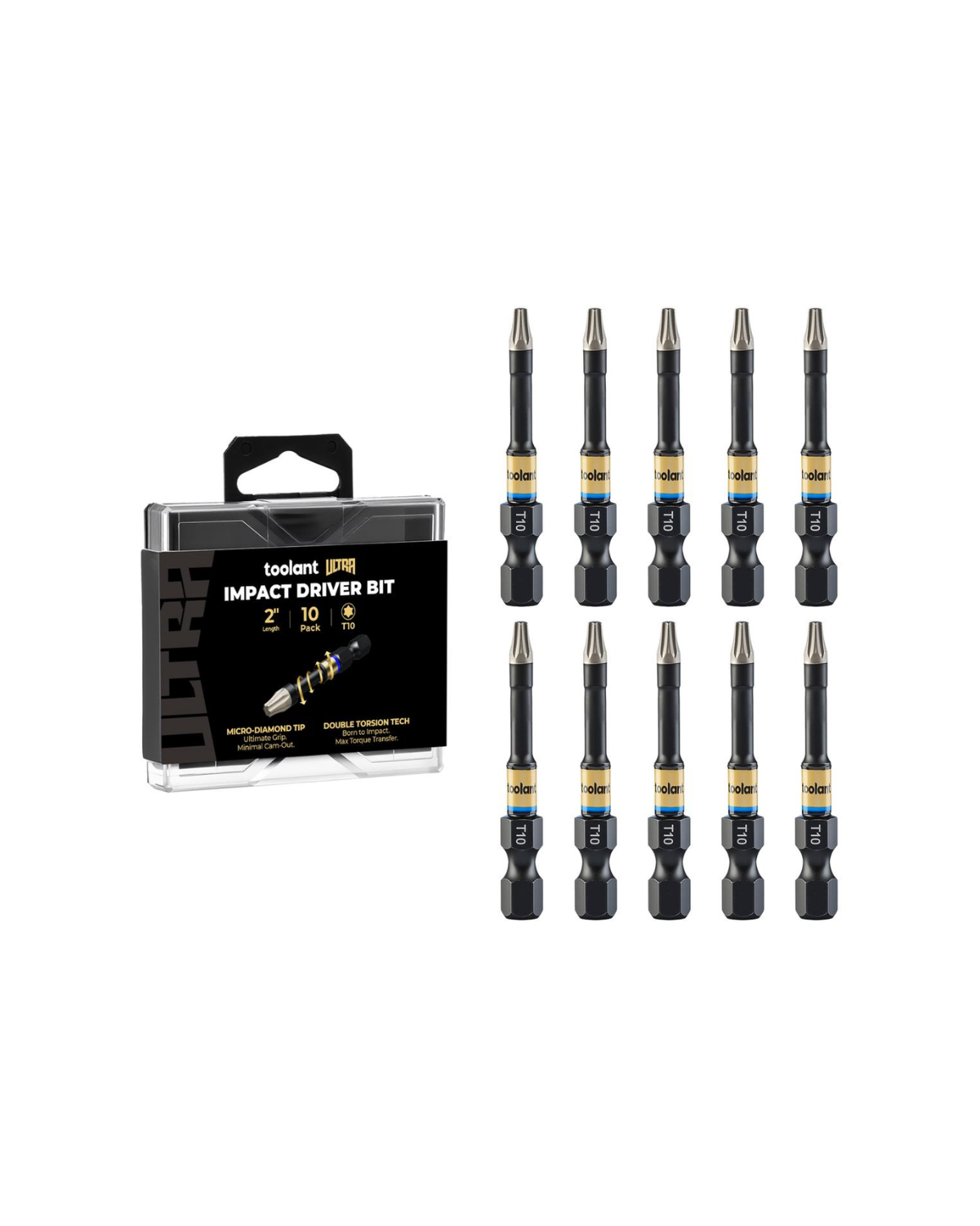 [Ultra] Impact Driver Bit Set, Torx T10-30