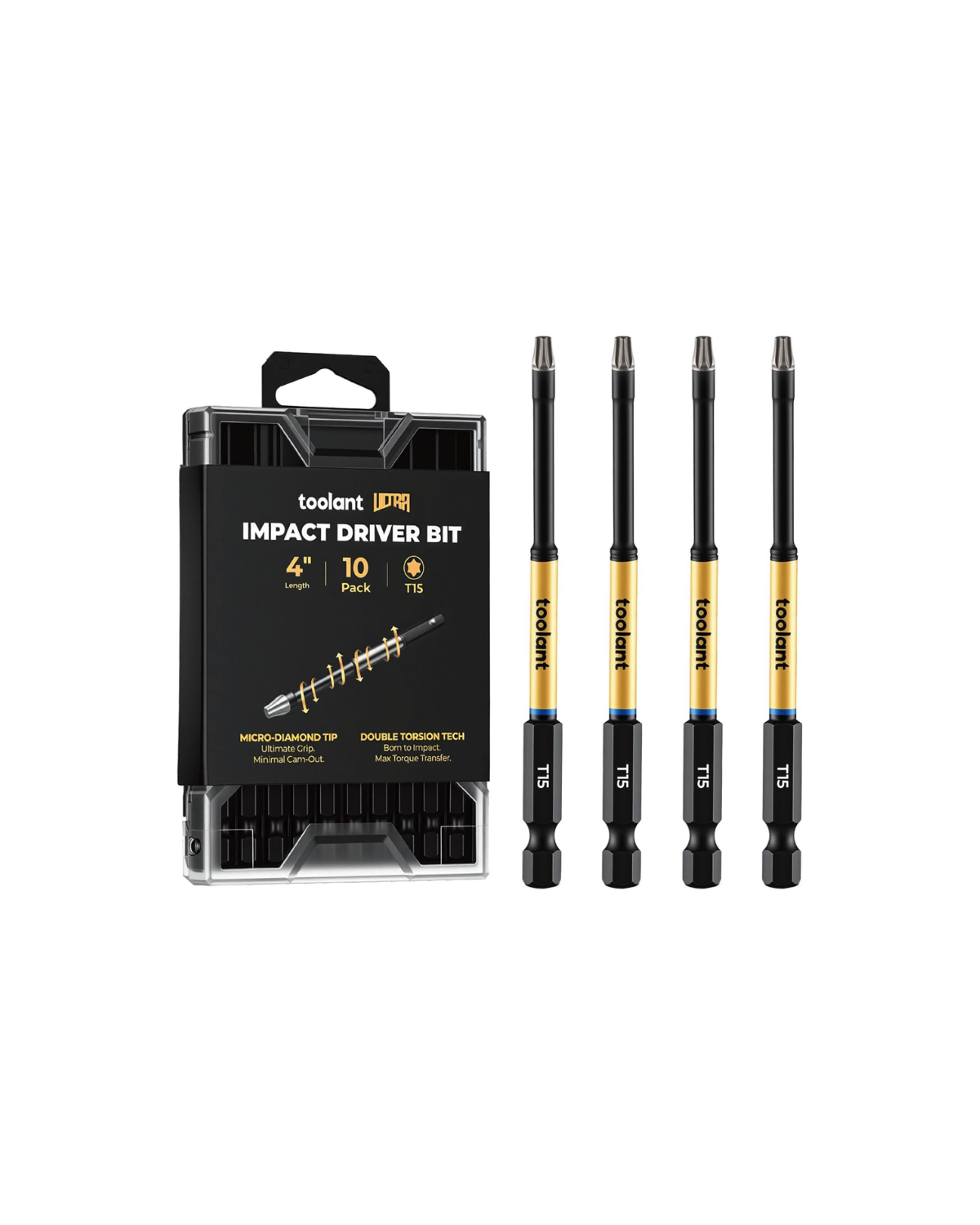 [Ultra] Impact Driver Bit Set, Torx T10-30