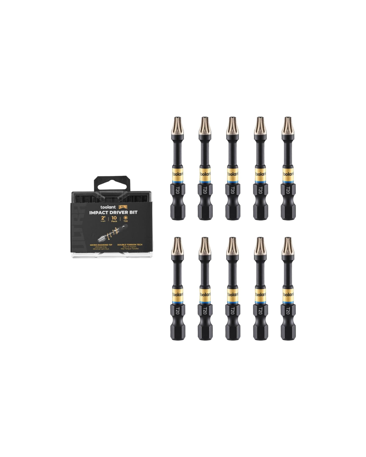 [Ultra] Impact Driver Bit Set, Torx T10-30