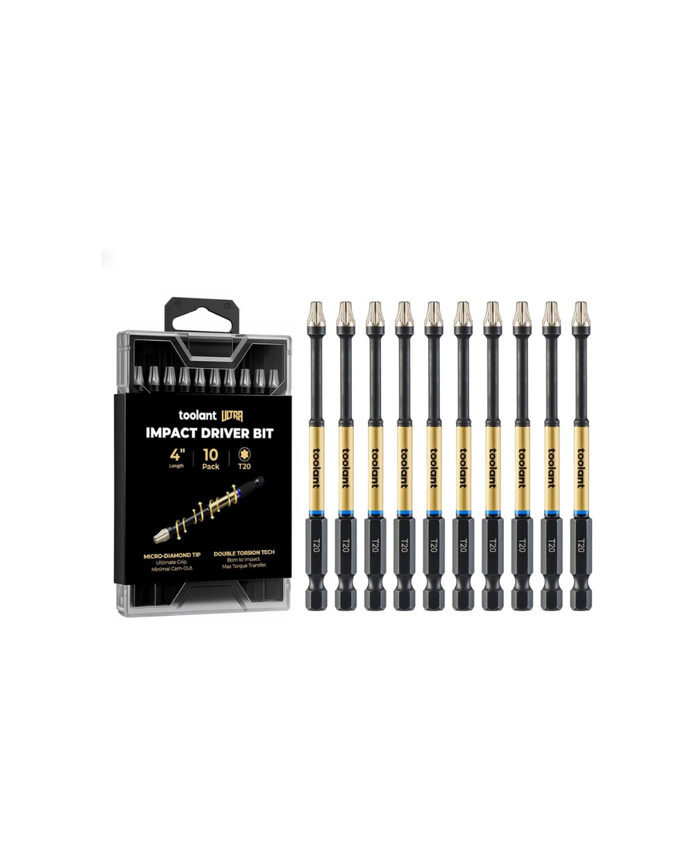 [Ultra] Impact Driver Bit Set, Torx T10-30