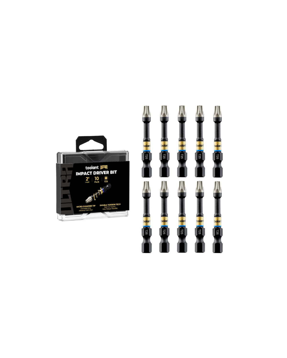 [Ultra] Impact Driver Bit Set, Torx T10-30