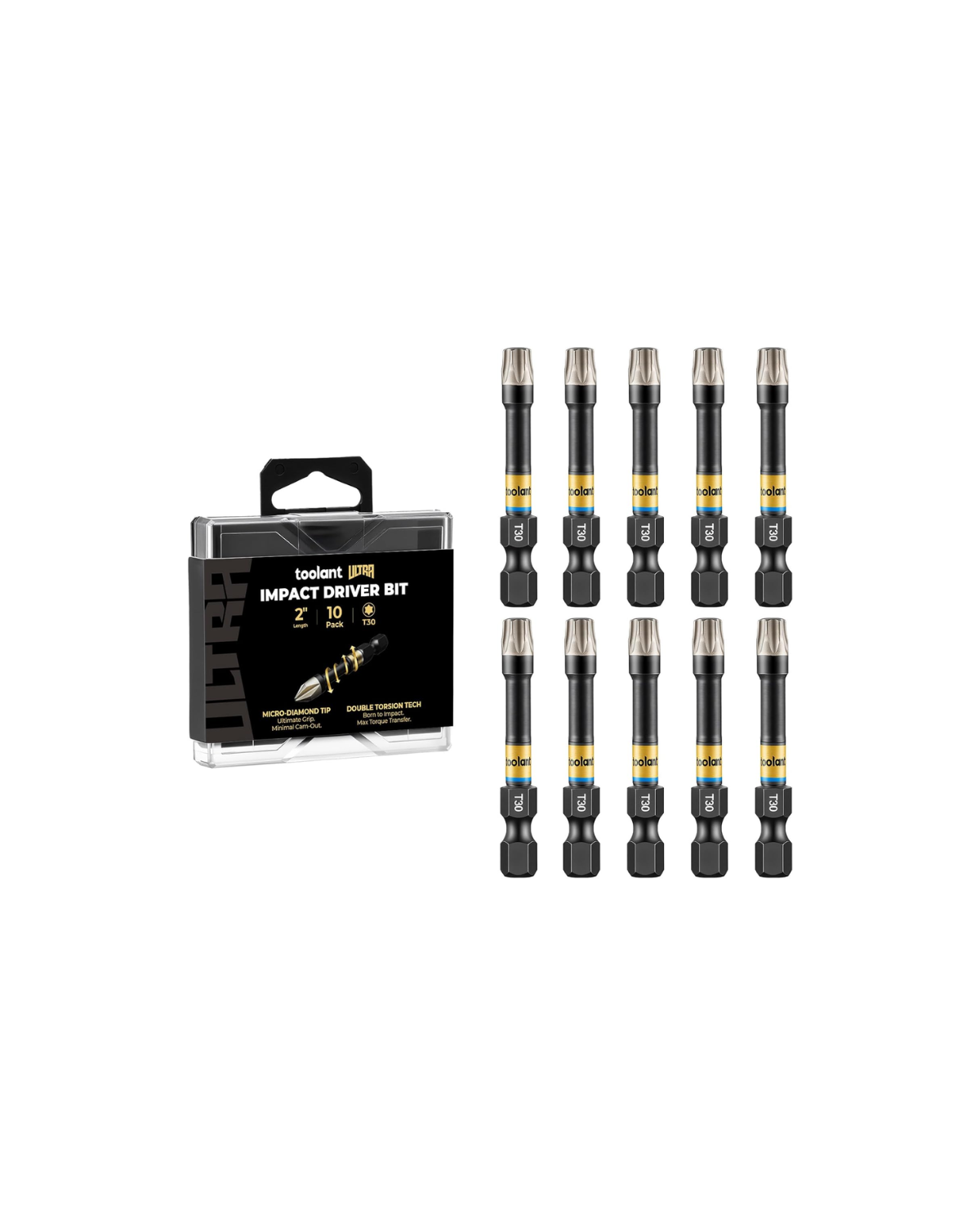 [Ultra] Impact Driver Bit Set, Torx T10-30