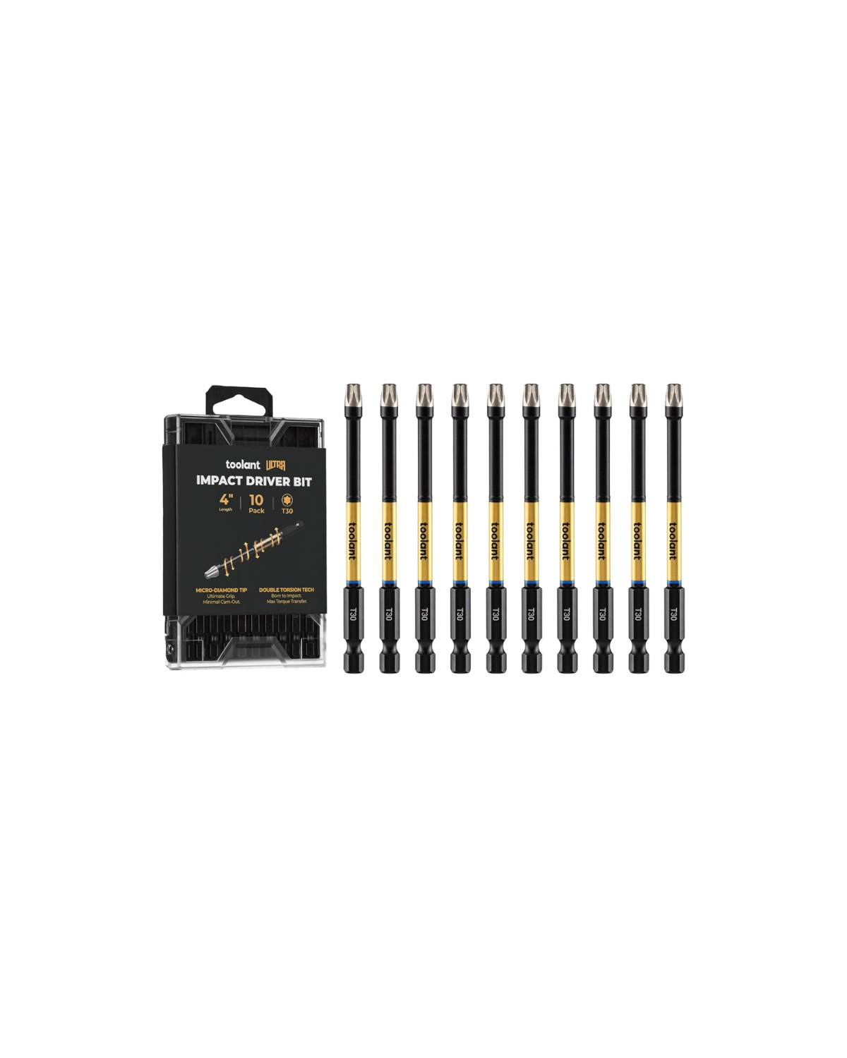 [Ultra] Impact Driver Bit Set, Torx T10-30