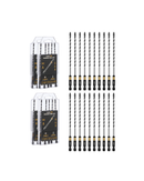 Step-tip Eccentric Masonry Drill Bit Set