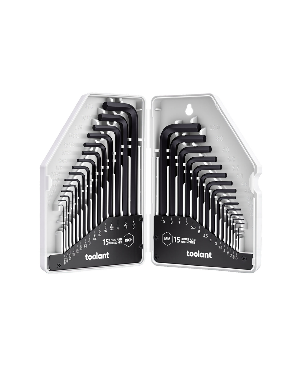 Metric & SAE Hex Key Allen Wrench Set, 30pcs