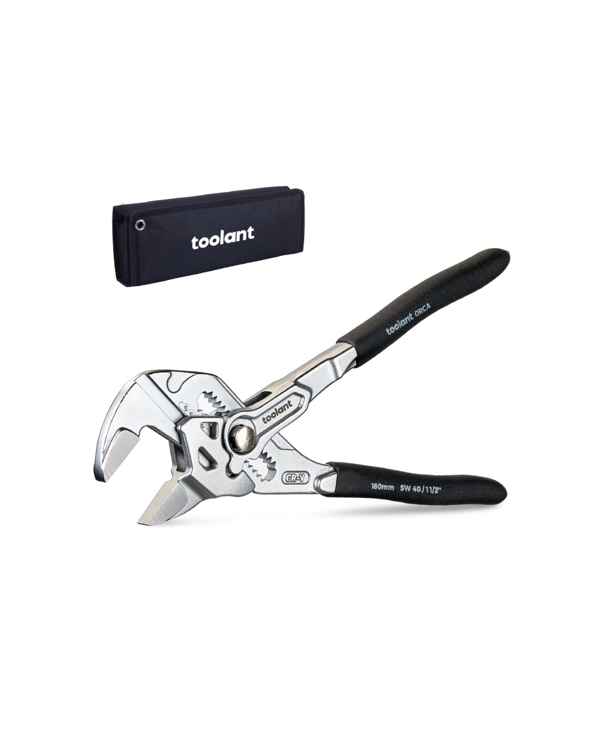 Chrome Pliers Wrench, 5"/7"/10"/12"