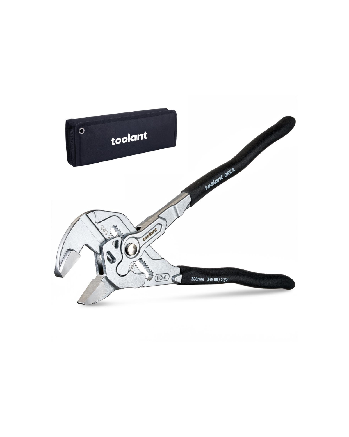 Chrome Pliers Wrench, 5"/7"/10"/12"