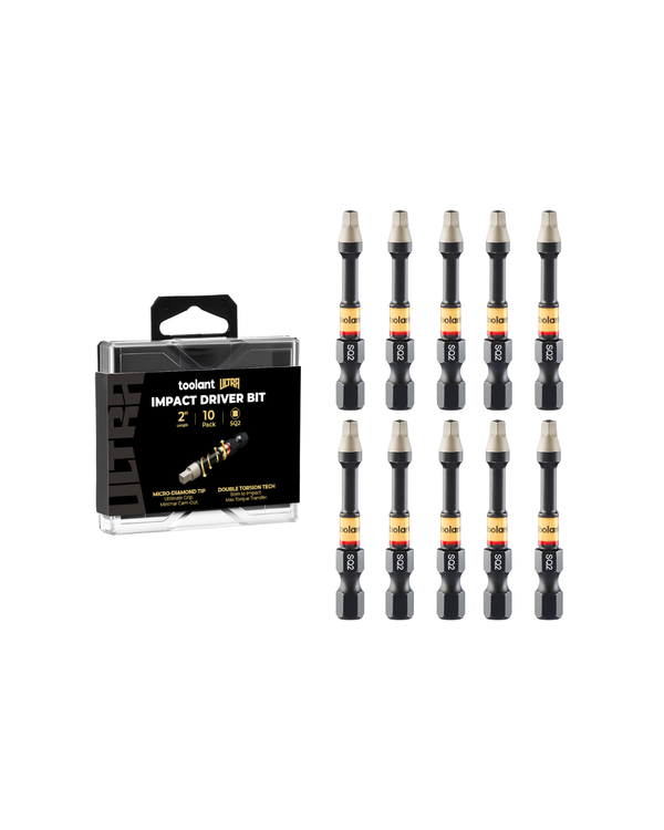[Ultra] Impact Driver Bit Set, Square SQ1/SQ2/SQ3