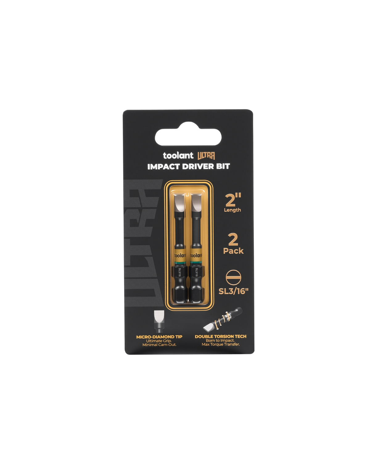 [Ultra] Impact Driver Bit Set, Slotted SL1/8"-1/4"