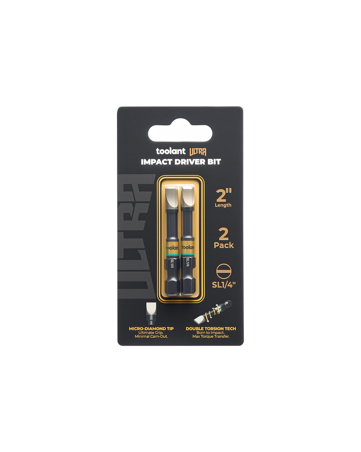 [Ultra] Impact Driver Bit Set, Slotted SL1/8"-1/4"