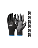 Oil Resistant Nitrile Coating Work Gloves, 12-Pairs