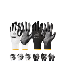 Oil Resistant Nitrile Coating Work Gloves, 12-Pairs